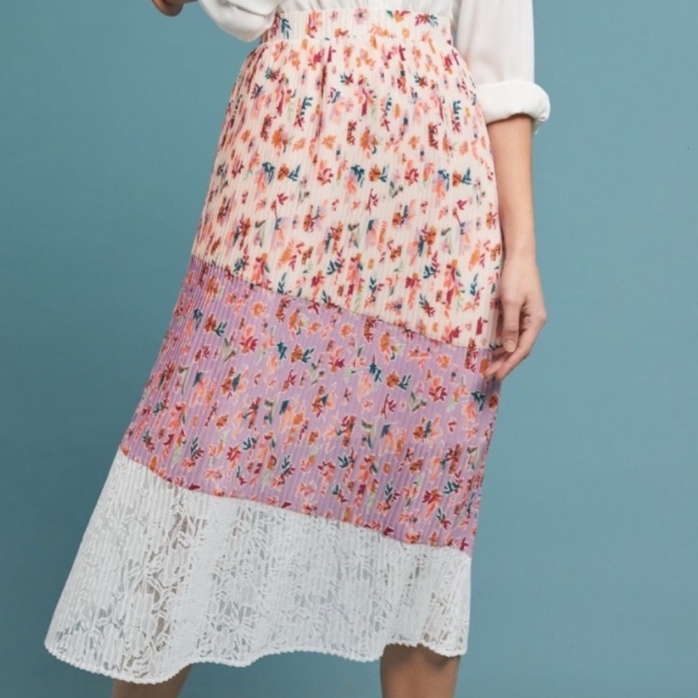 Anthropologie Laia A line skirt